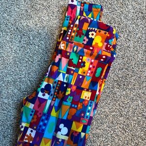 Disney Small World Lularoe Leggings
